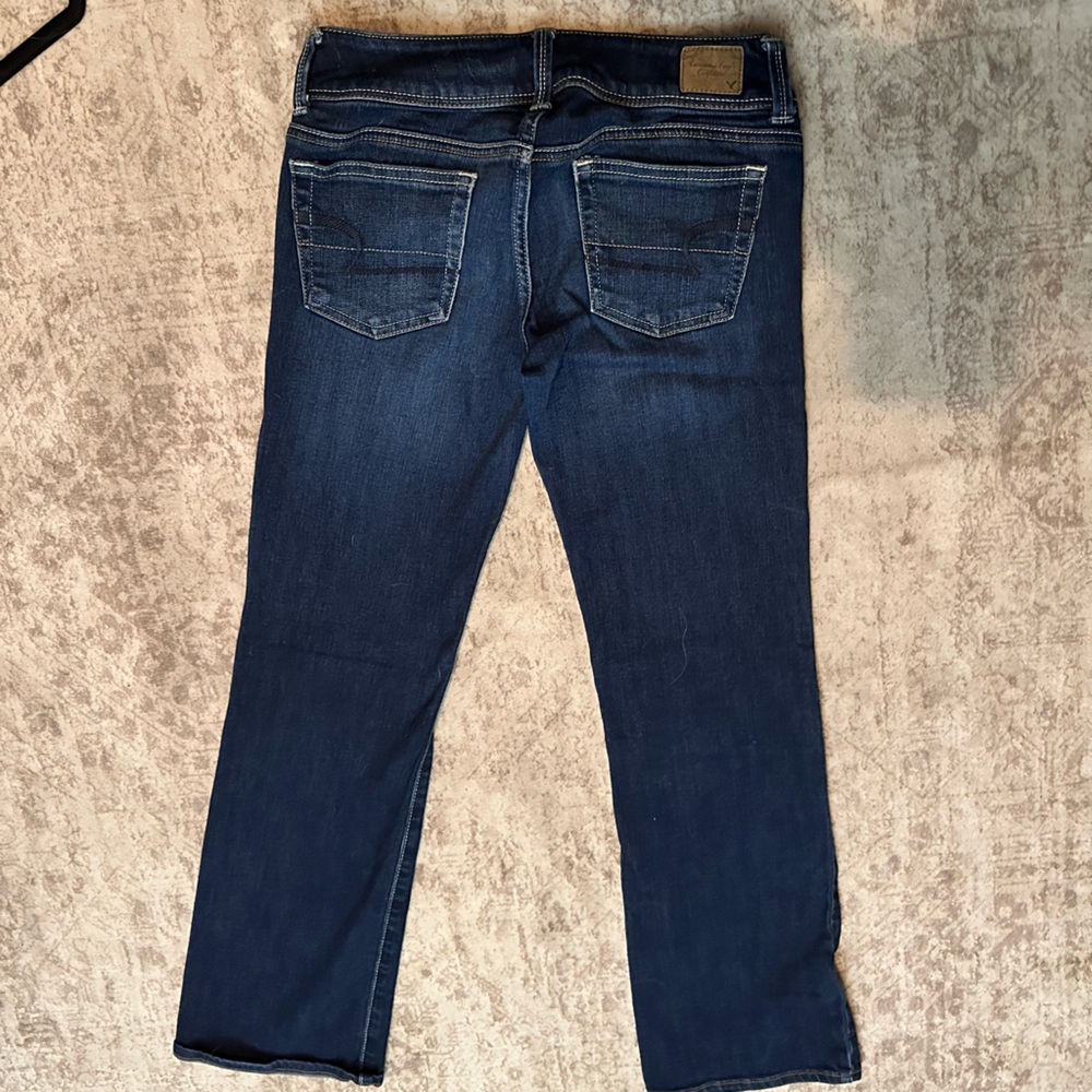 American  Eagle Dark Wash Slim Boot Jeans Size 2